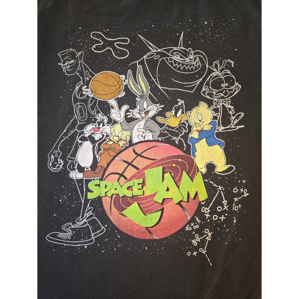 Vintage Space Jam Mens Shirt Large